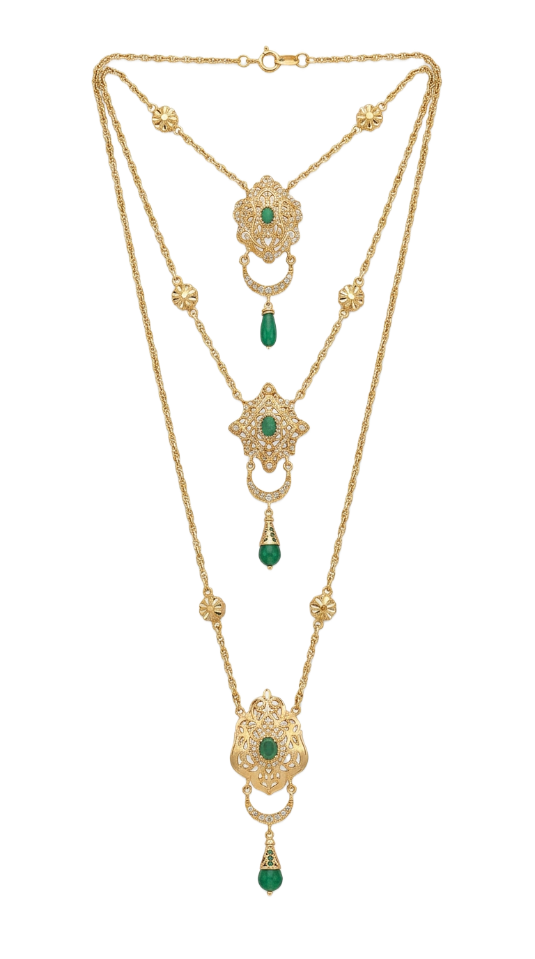 Collier Trois Rangs Andalou